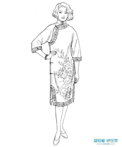 古风服饰插画素材参考 附高清大图下载